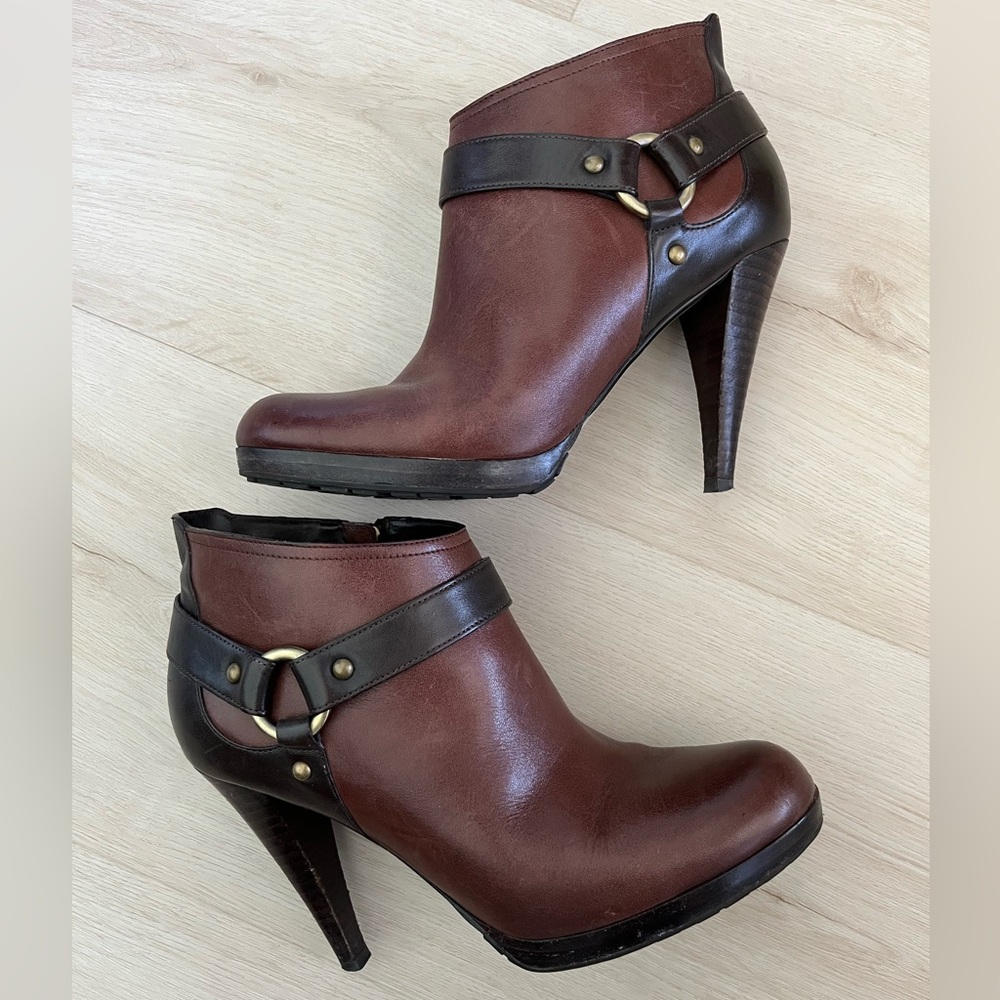 Cole Haan Leather Ankle Boots